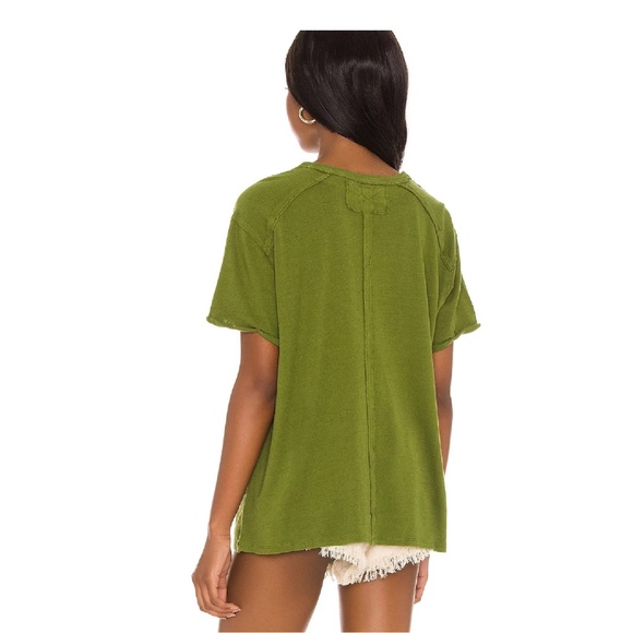 Free People - Boyfriend T-Shirt in Treeline Green - (#1251) - Picture 4 of 6